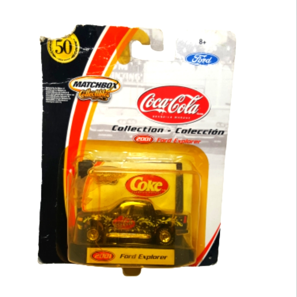 2001 Matchbox coca-cola series  2001 Ford Explorer.